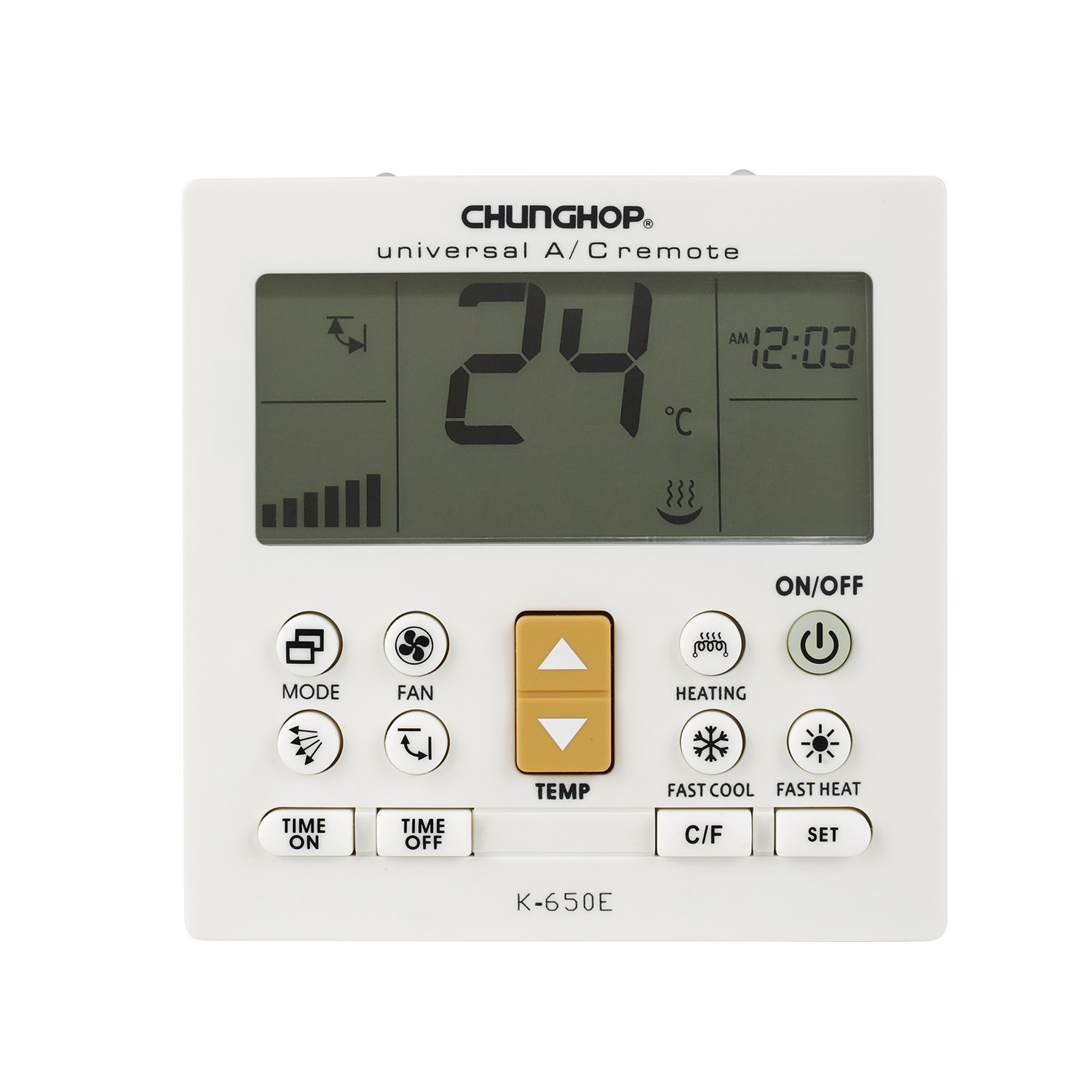 Universal air conditioner remote controller K-650E suitable for midea Panasonic Chigao backlight with bracket 10 Universal air conditioner remote controller K-650E suitable for midea Panasonic Chigao backlight with bracket 5
