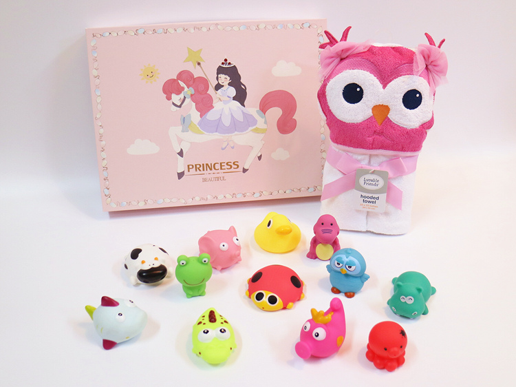 Sơ sinh hộp quà tặng bé khăn tắm bath toy set bé sơ sinh nguồn cung cấp một năm tuổi bé món quà sinh nhật