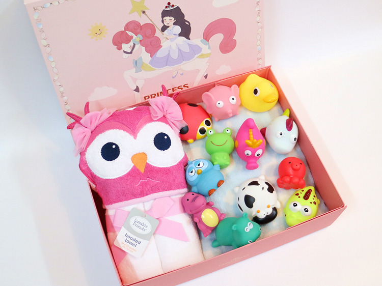 Sơ sinh hộp quà tặng bé khăn tắm bath toy set bé sơ sinh nguồn cung cấp một năm tuổi bé món quà sinh nhật