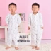 Bộ đồ ngủ bé trai jumpsuit 3-4-5 tuổi 6 trẻ em mùa thu bé trai cotton lưng thắt lưng vệ sinh jumpsuit nam mùa đông