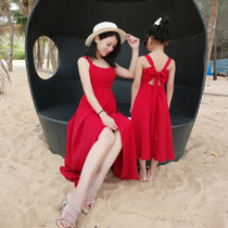Different kind of farcical pro-son female snowy spiny dress Bohemian beach net red shakes sexy.
