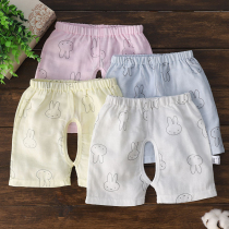 Freshmen infant summer clothing pure cotton short pants underpants 0-1-year-old male and female baby Summer cool and soft and thin air conditioning pants