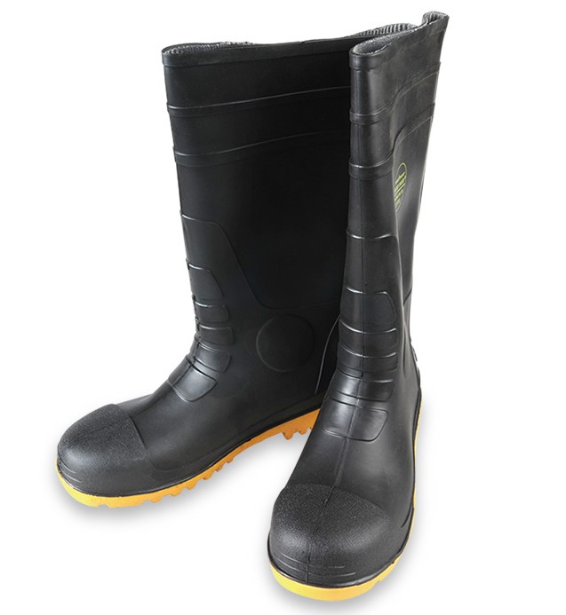 Lyle anti-chemical boots acid-resistant rain shoes three anti-boots anti-smash anti-piercing anti-piercing oil-resistant acid-resistant band detection