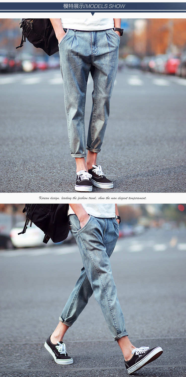 Jeans pour adolescent Sarouel en coton pour été - Ref 1470804 Image 11