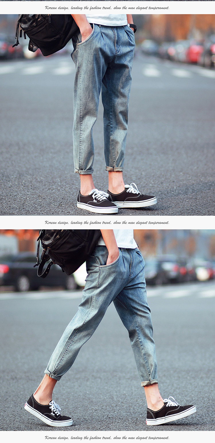 Jeans pour adolescent Sarouel en coton pour été - Ref 1470804 Image 12