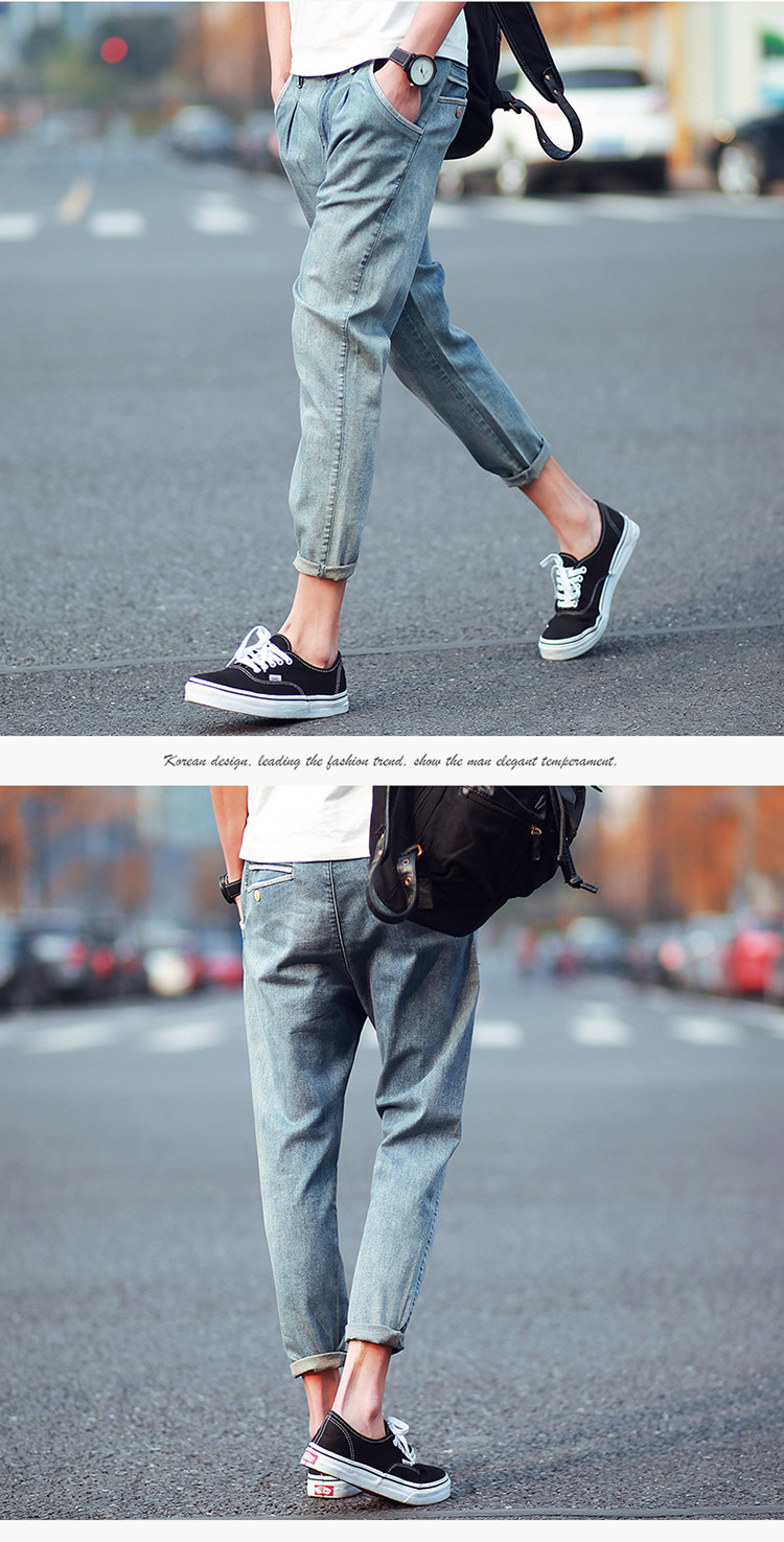 Jeans pour adolescent Sarouel en coton pour été - Ref 1470804 Image 13