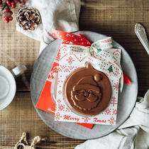 AMAGOUR original design retro wind disposable Christmas chocolate model DIY accompanied gift with coloured card packaging