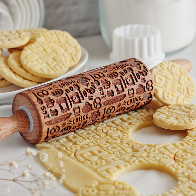 AMAGOUR Japanese coffee bread dessert afternoon tea printed pressed biscuit