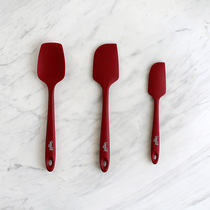 High temperature resistant integrated silicone spatula 3-Piece Baking mixing tool