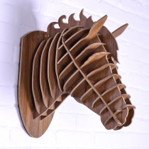 North ran horse head wall decoration creative TV wall decoration restaurant background wall home wall decoration living room decoration