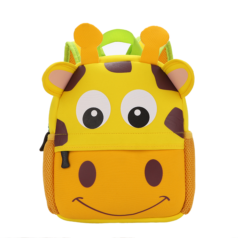 Mẫu giáo schoolbag phim hoạt hình mô hình động vật 1-2-3 năm lặn chàng trai tài liệu cũ và con gái bé ba lô.