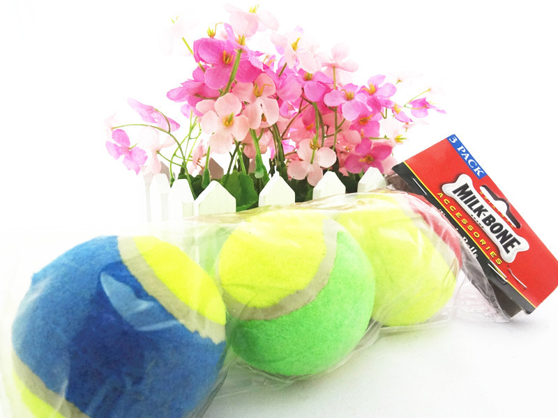 Giá đặc biệt! Đồ chơi thú cưng Huấn luyện chó tennis Chó huấn luyện chó và chó đồ chơi Đường kính khoảng 6,5CM - Mèo / Chó Đồ chơi đồ chơi chó