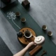 Đơn giản Trung Quốc vải lanh nghệ thuật trà bàn thêu Zen bàn cờ đạo cụ trà không với bàn Kung Fu đế lót ly khô các mẫu móc khăn trải bàn đẹp