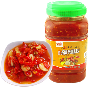 贵州特产屯元手工姜蒜糟辣椒1600g
