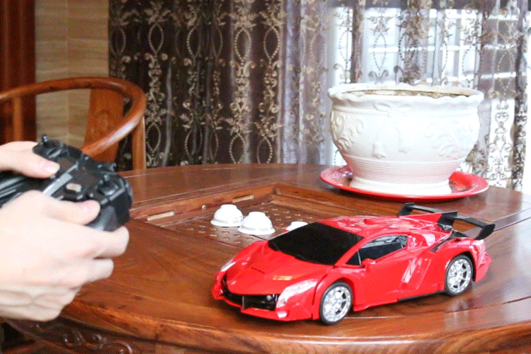 Một nút điều khiển từ xa xe điều khiển từ xa sạc robot cảm ứng năng động Lamborghini trẻ em đồ chơi đua xe do choi tre em