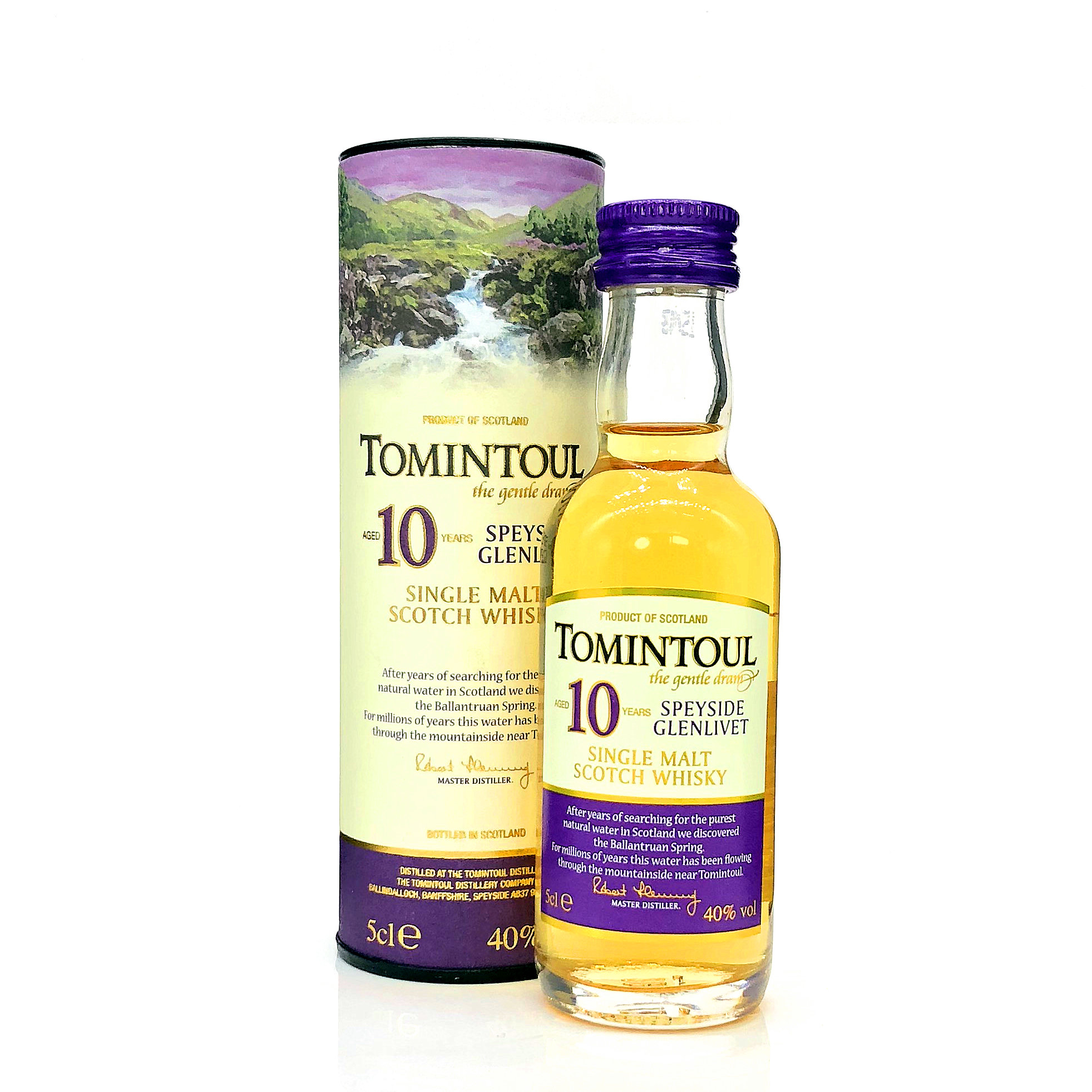 Tomintou Scotland Demindor 10 years Sperese single malt whisky version 50ML