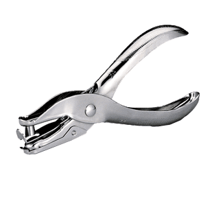 metal hardware stainless steel cortex inner page loose-leaf leather office simple punching pliers punching hole-punching machine