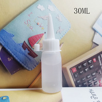 Alcohol glue non-woven childrens handmade button hemp rope sticker glue strong blue dragon white glue transparent double-sided