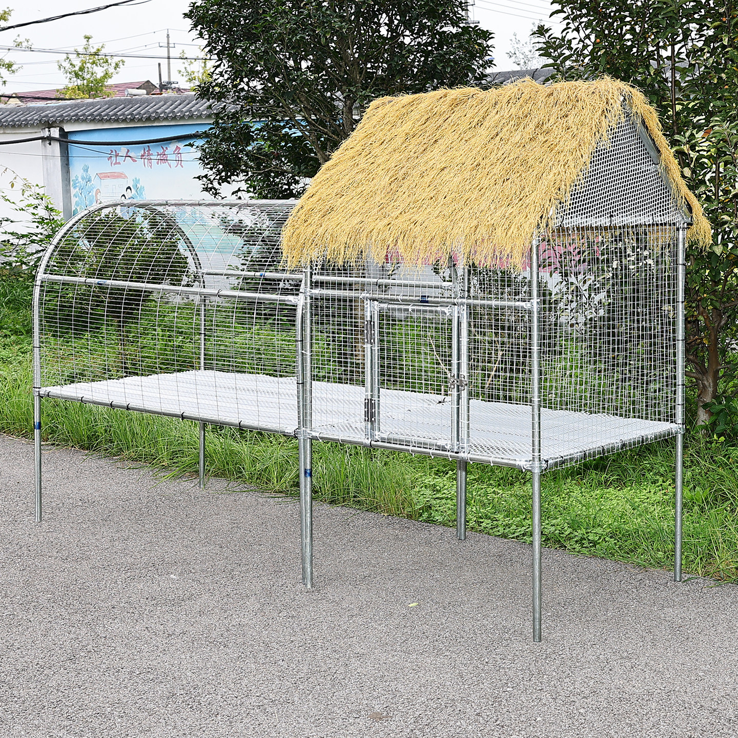 户外跑道鸡笼直销店