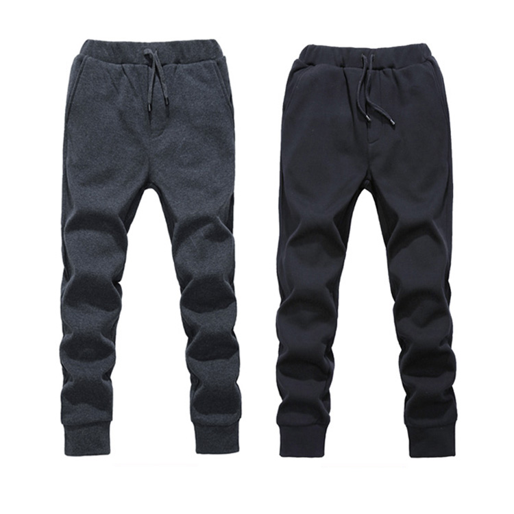 Mùa thu và mùa đông quần âu thể thao quần nam phiên bản Hàn Quốc của quần cotton mỏng chân cộng với quần nhung dày ấm quần Weilan quần đùi nam