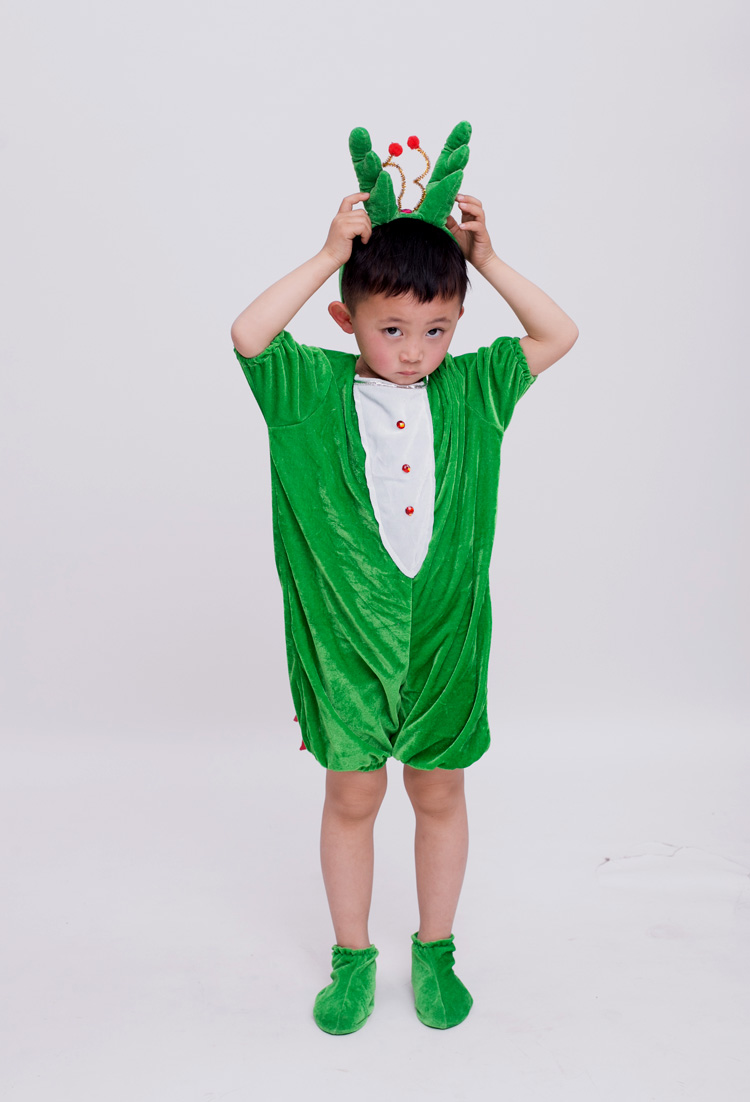 Trang phục biểu diễn của trẻ mẫu giáo quần áo biểu diễn quần áo khiêu vũ Xiao Qinglong 12 Cung hoàng đạo người quần áo người lớn trang phục biểu diễn cho bé