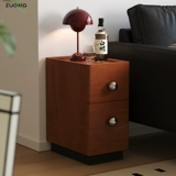 Нижняя левая прикроватная тумбочка «Планета» в скандинавском стиле, боковой шкаф из массива дерева, шкаф для хранения дома, спальни, небольшой креативный шкаф для хранения