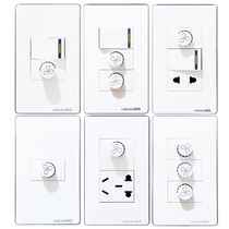 Jinmai Electric 118 governor with switch dual control two open stepless speed regulation two 120 fan switch socket