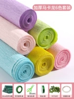 Толстый макарон 6 -корловой наборной еды, чтобы отправить цветы, листья и другие инструменты