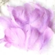 50 перьев на крыше (макарон светло -пурпурный) 50 корней