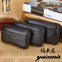 Ukani mobile phone running bag wear belt new ultra-thin mobile phone bag 4 5 inch 5 inch 5 5 inch 6 inch leather cowhide bag
