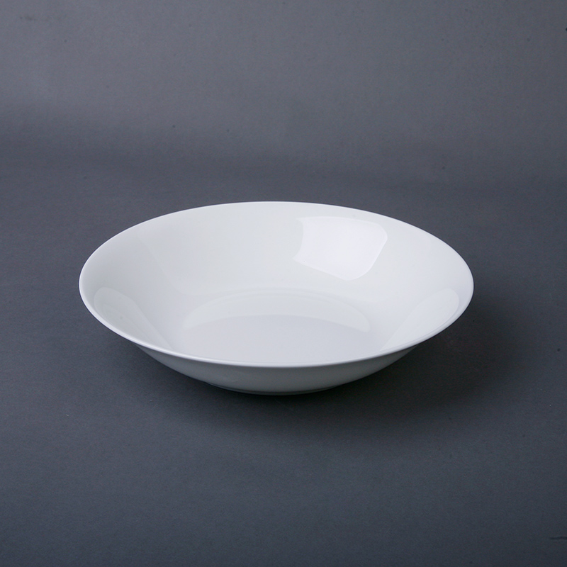 Ipads China tableware home plate deep dish dish soup plate salad plate ceramic plate contracted white plate