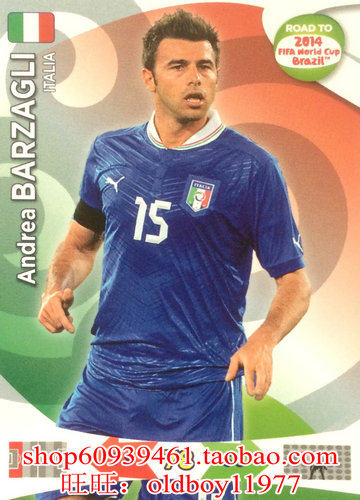 Panini PANINI Star Card 2014 World Cup Preheating Edition Juventus Balzali