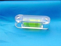 Factory direct acrylic horizontal bubble level at both ends with screw holes length 55 width 15 height 15