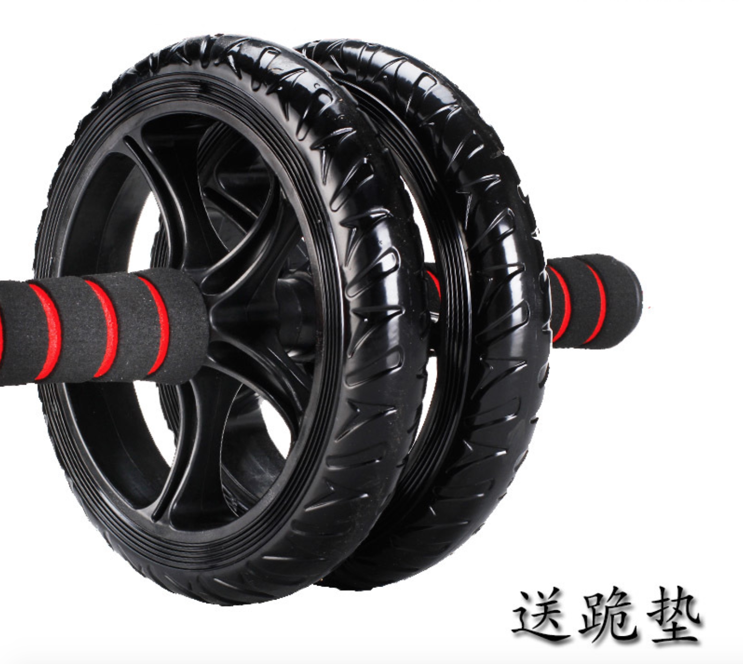 FitMen Six Six Abdominal Wheel Double Wheel Abdominal Wheel Free Kneeling Pad