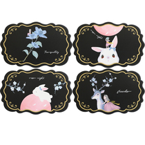 Creative Paragraph High Temperature Resistant On-board Set Cartoon Small Deer Car Anti Slip Mat Adornment Swing Piece Perfume Base Mat