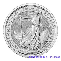 2472 (spot) UK 2024 male King Charles III British goddess 0 25 oz Silver coin