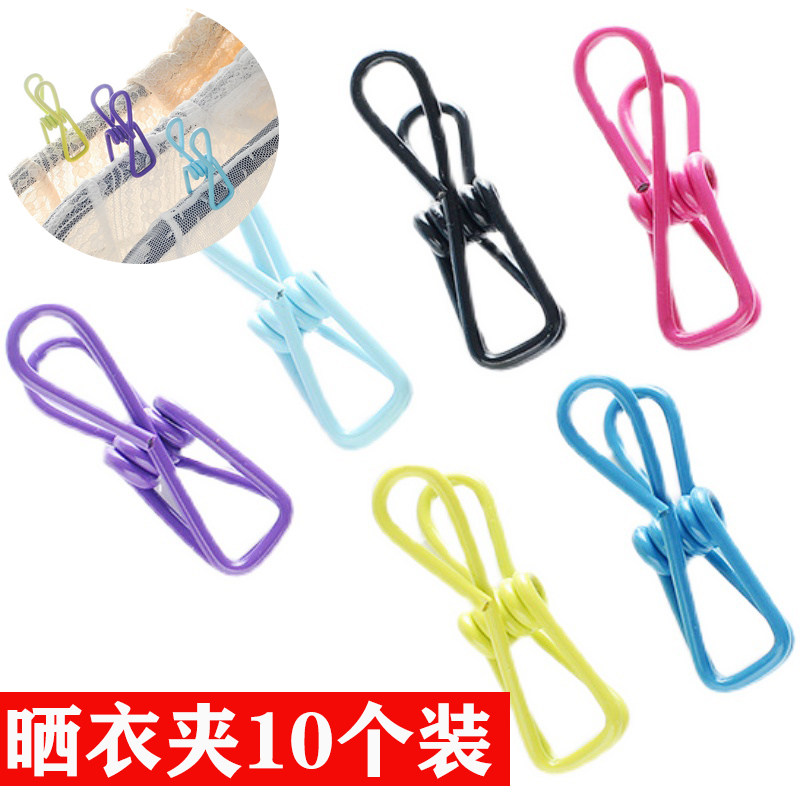 10 large clips clothesline stainless steel sunburn Quilt Clips Clothes Small Clip Fixer Clothesline Windproof Clips Hanger