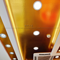 Fireproof shiny gold self-adhesive gold foil ceiling gypsum board instant mirror sticker reflective waterproof wall sticker wallpaper