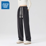 Вельветовые осенние повседневные брюки для отдыха, демисезонные спортивные штаны, высокая талия, свободный прямой крой