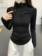 Half-High Collar Fishbone Design Zipper Cardigan for Women, Spring Wear, Fashionable, Super Nice-Looking, Unique and Beautiful Jacket Top