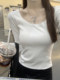 Fashionable Petite Style Round Neck Lace-Trimmed T-Shirt for Women, New Autumn Style, Age-Reducing, Gentle, Slim-Fitting, Slimming Short Top