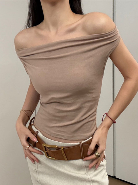 Hot Girl Halter Neck Tank Top, Unique and Beautiful Blouse for Women, Summer Sleeveless Backless Outerwear, Super Flattering Top