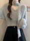 French-Style Goddess-Like Chic and Beautiful Sweater for Women, Autumn and Winter, High-End Outerwear, Stylish and Elegant Top