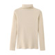 Turtleneck bottoming shirt for women 2023 autumn and winter new Korean version slimming temperament pile collar long-sleeved T-shirt women's top trendy ins