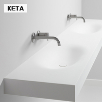 Hanging wall type double basin one lower basin wash basin washbasin toilet wash basin balcony home customization