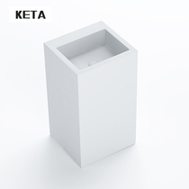 Column type washbasin column Basin Integrated floor-standing wash basin toilet rock plate wash basin balcony household