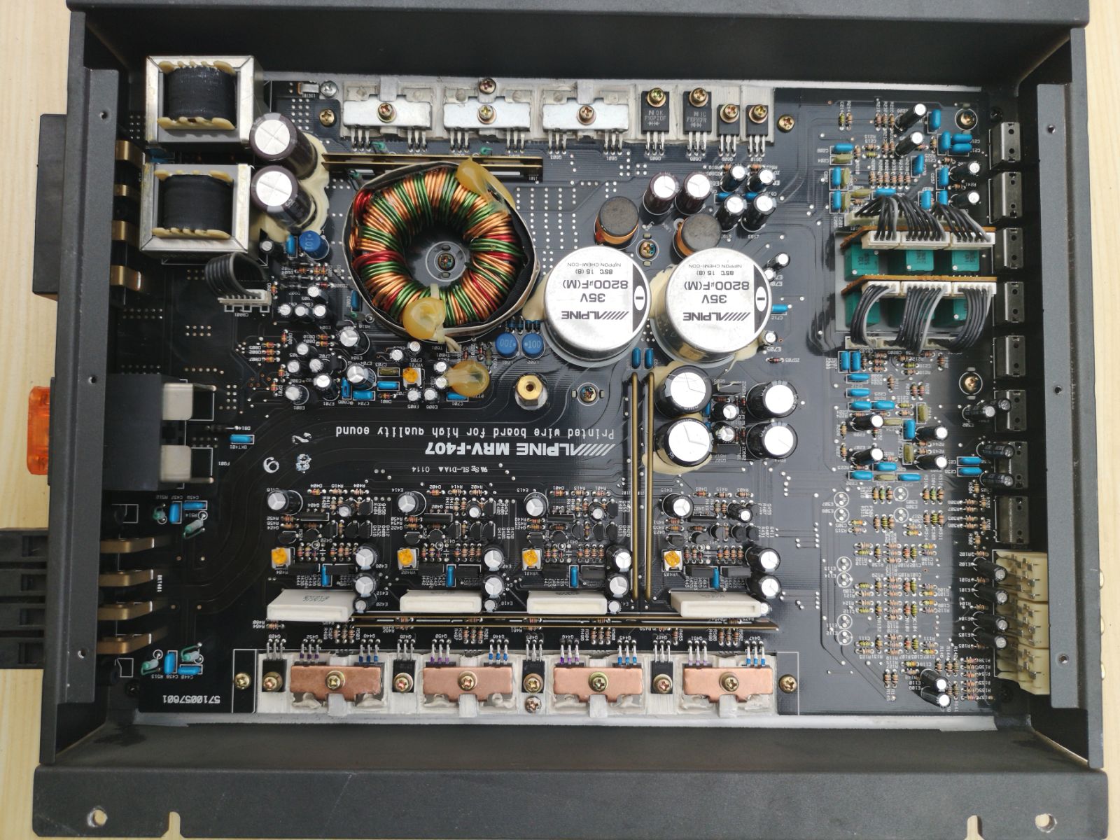 Alpine MRV-F407 MRV-T503 car audio 4-channel four-way amplifier two-channel subwoofer host