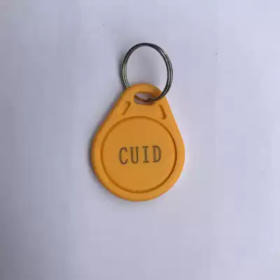 CUID card No. 3 keychain yellow can be repeatedly brushed over the firewall IC card