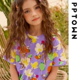 Лето 2025 года, новый стиль для девочек, милое повседневное свободное универсальное универсальное супер красивое детское нижнее белье из чистого хлопка в западном стиле