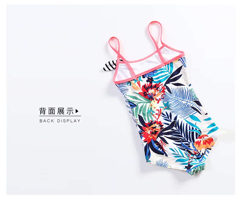 Đồ bơi nữ Baba Town Slings Đồ bơi một mảnh 2018 Nữ Big Ruffles Đồ bơi Đồ bơi cho trẻ em 4083 đồ bơi sexy cho bé
